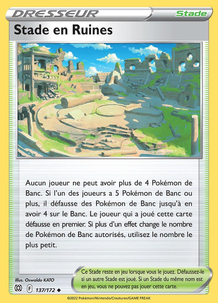 Carte Pokémon: Stade en Ruines