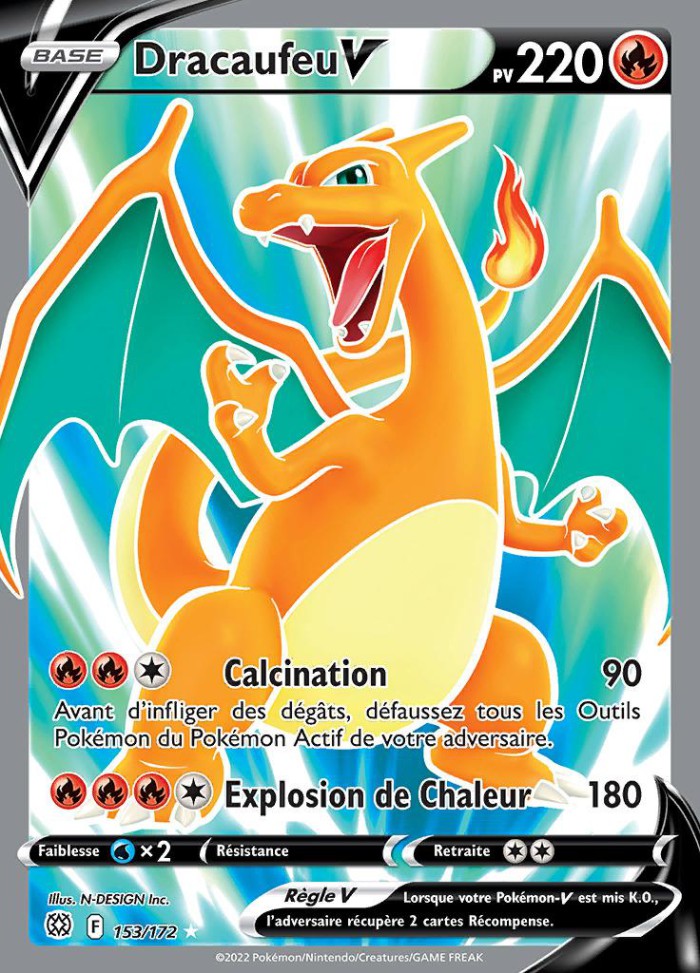 Carte Pokémon: Dracaufeu V