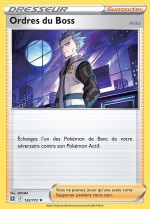 Carte Pokémon: Ordres du Boss