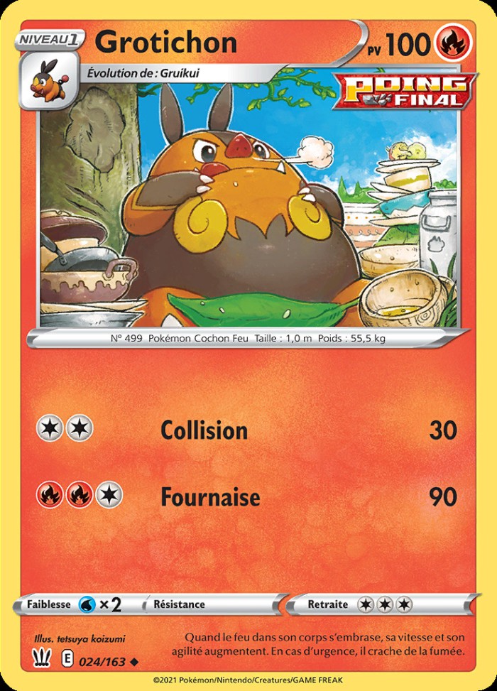 Carte Pokémon: Grotichon