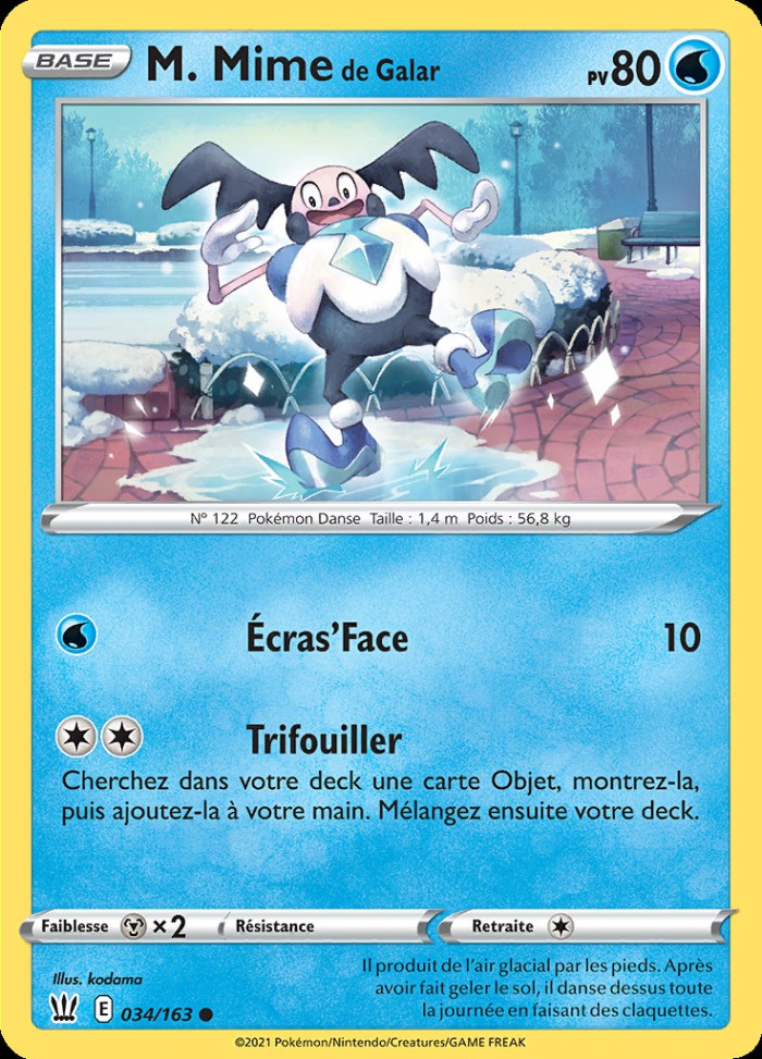 Carte Pokémon: M. Mime de Galar