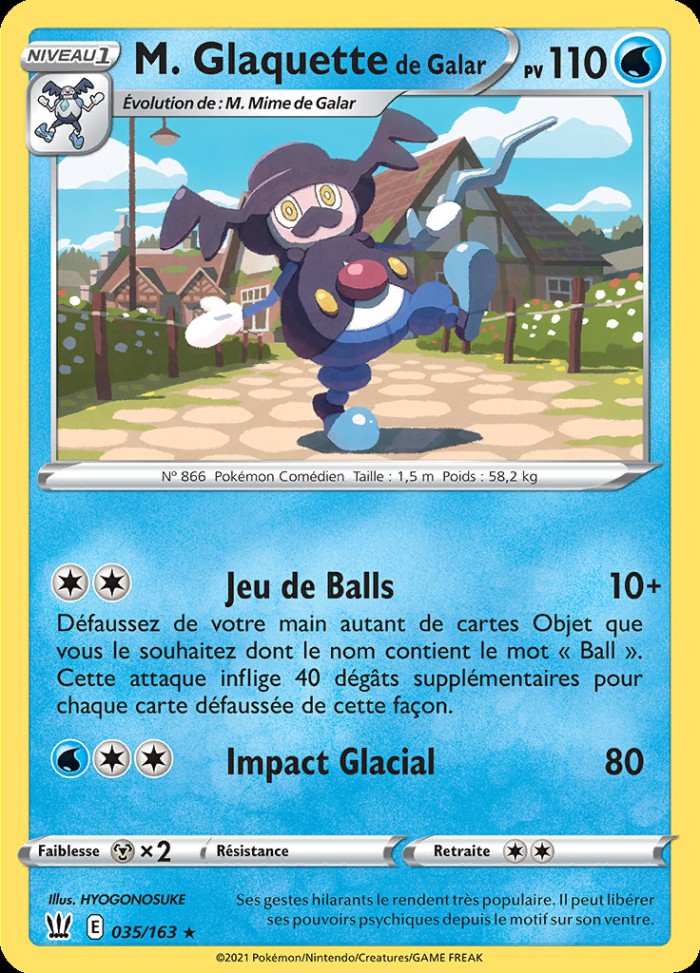 Carte Pokémon: M. Glaquette de Galar