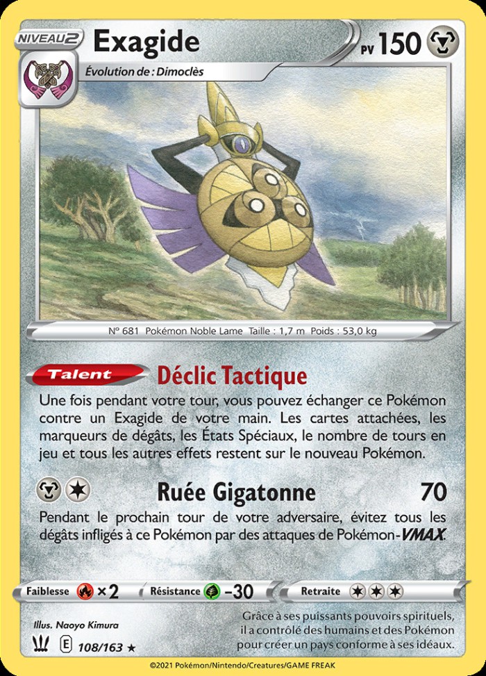 Carte Pokémon: Exagide