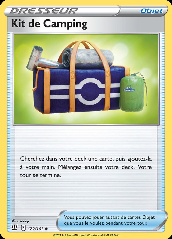 Carte Pokémon: Kit de Camping