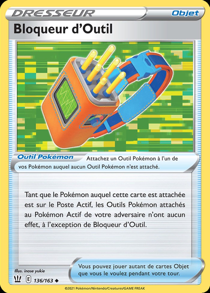 Carte Pokémon: Bloqueur d'Outil