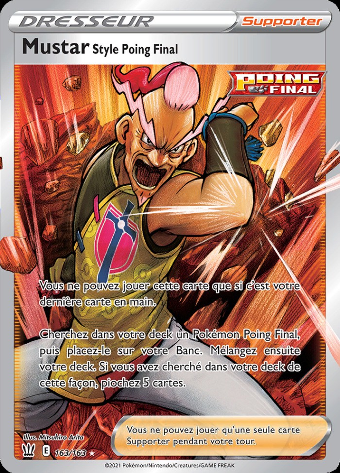 Carte Pokémon: Mustar Style Poing Final