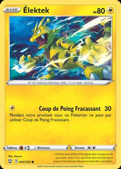 Carte Pokémon: Élektek