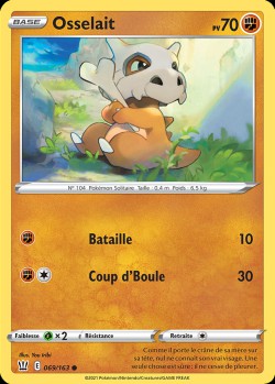 Carte Pokémon: Osselait