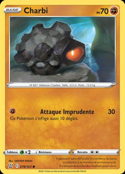 Carte Pokémon: Charbi