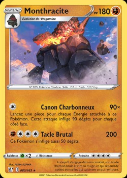 Carte Pokémon: Monthracite