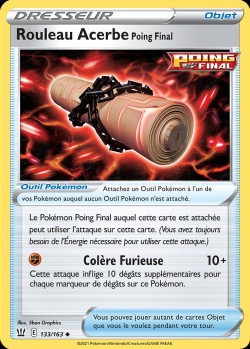 Carte Pokémon: Rouleau Acerbe Poing Final