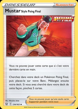 Carte Pokémon: Mustar Style Poing Final