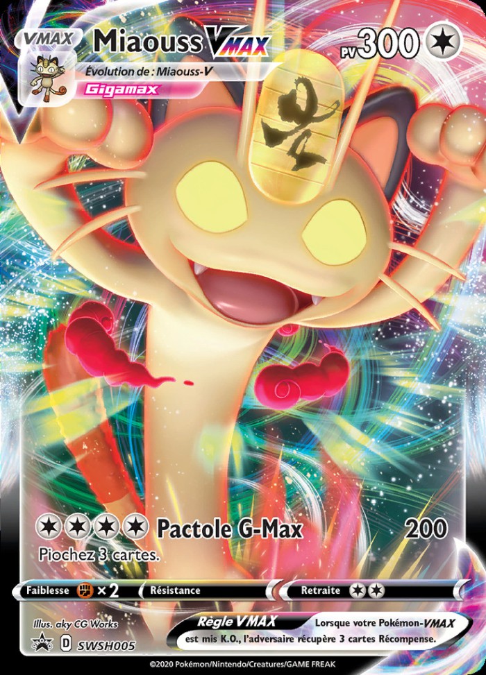 Carte Pokémon: Miaouss VMAX