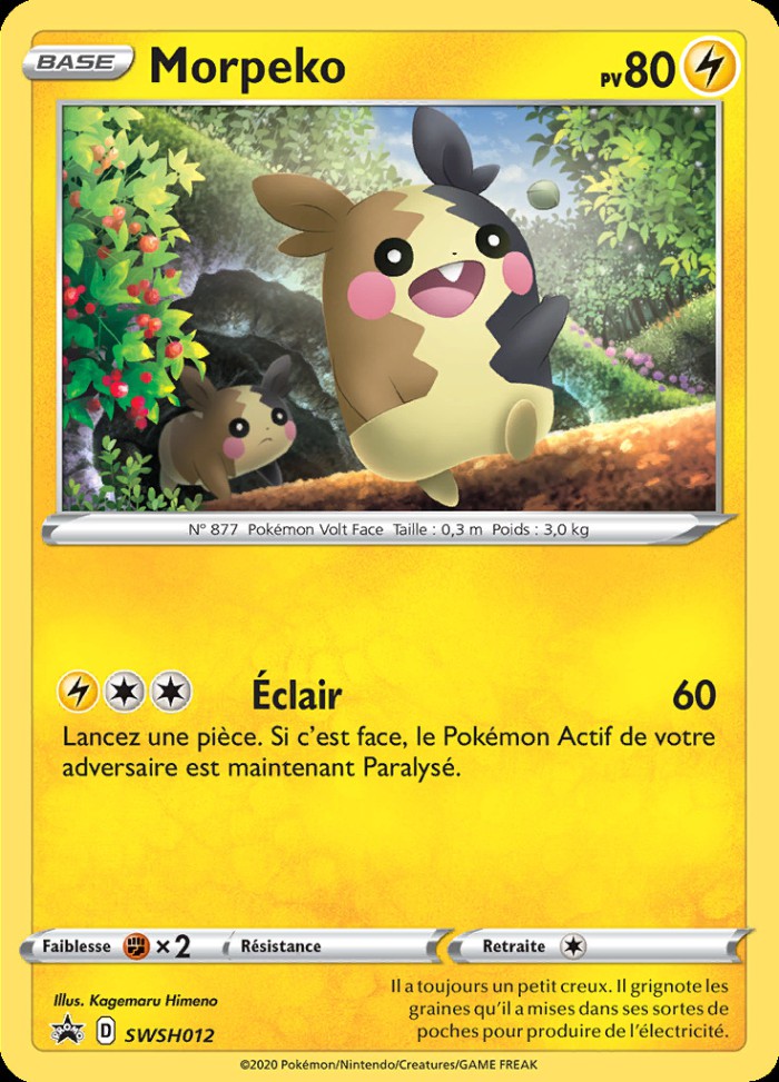 Carte Pokémon: Morpeko