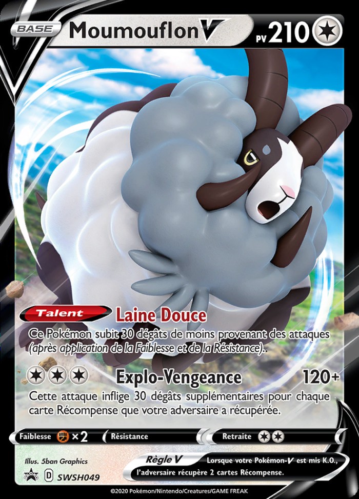 Carte Pokémon: Moumouflon V