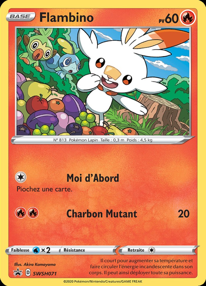 Carte Pokémon: Flambino