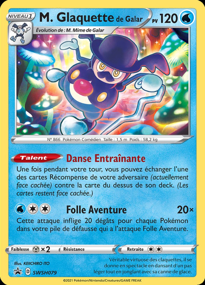 Carte Pokémon: M. Glaquette de Galar