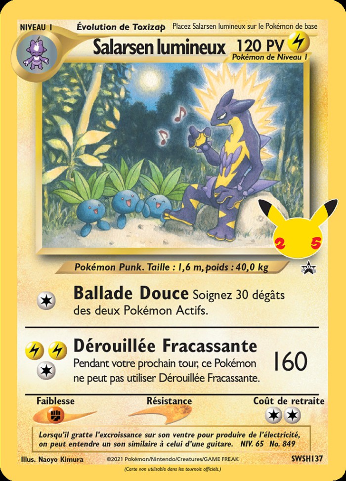 Carte Pokémon: Salarsen lumineux