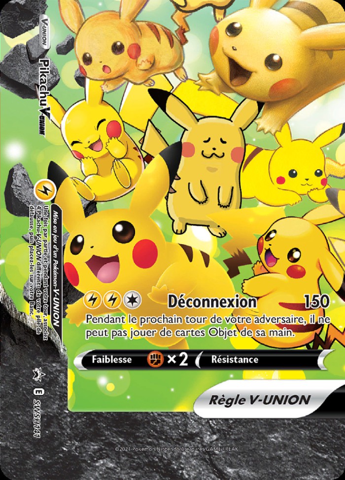 Carte Pokémon: Pikachu VUNION