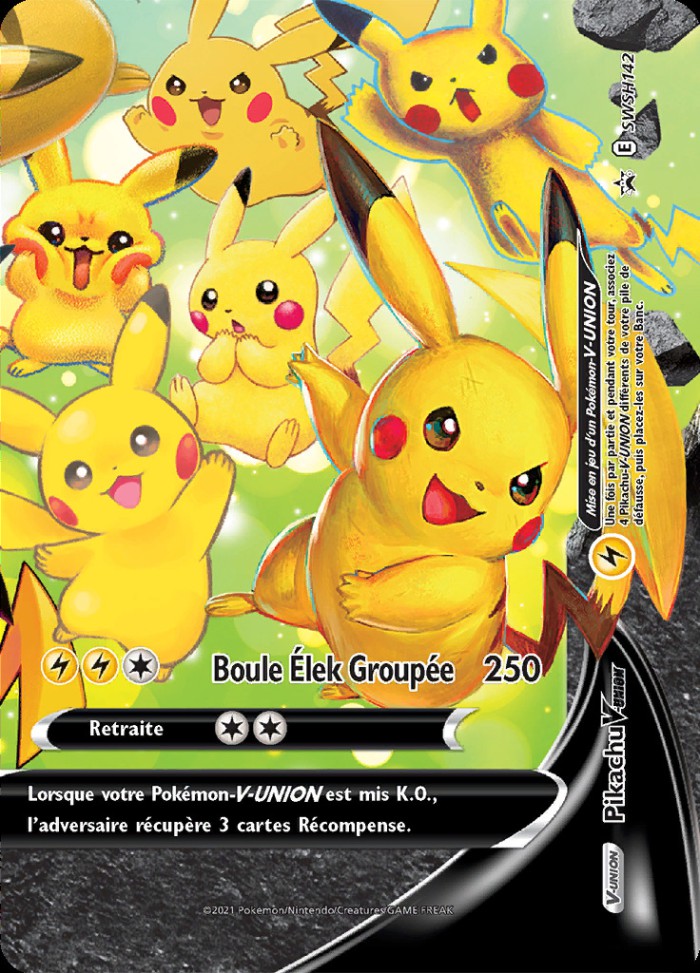 Carte Pokémon: Pikachu VUNION