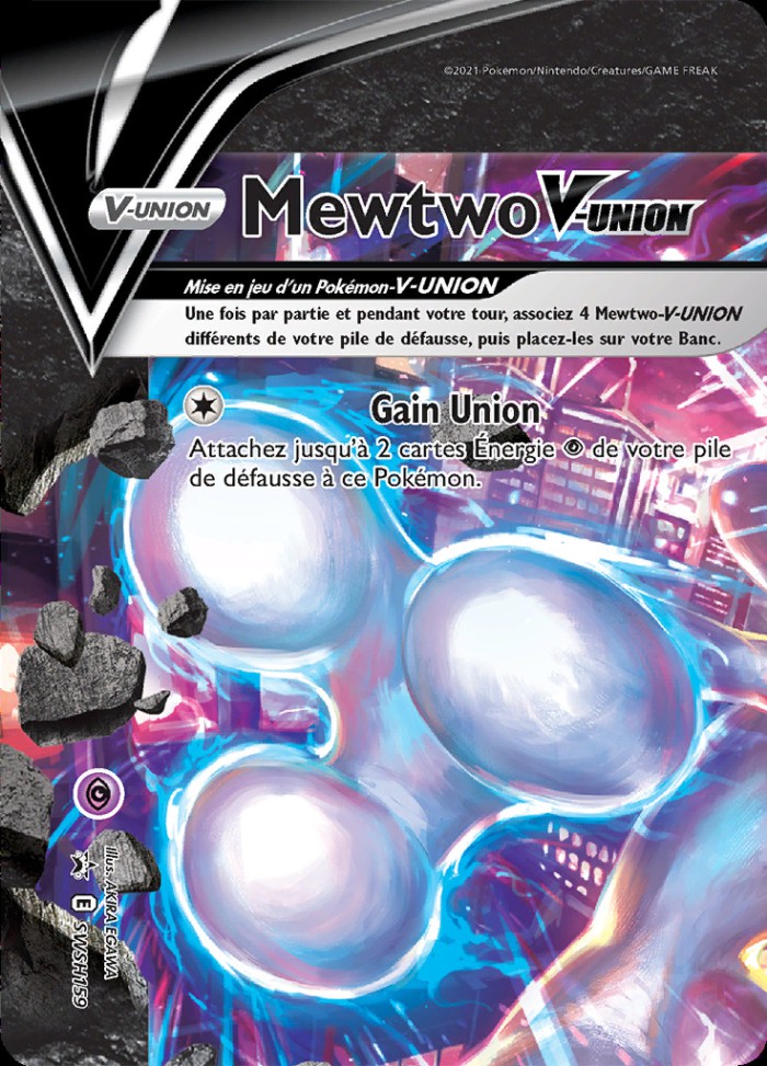 Carte Pokémon: Mewtwo VUNION