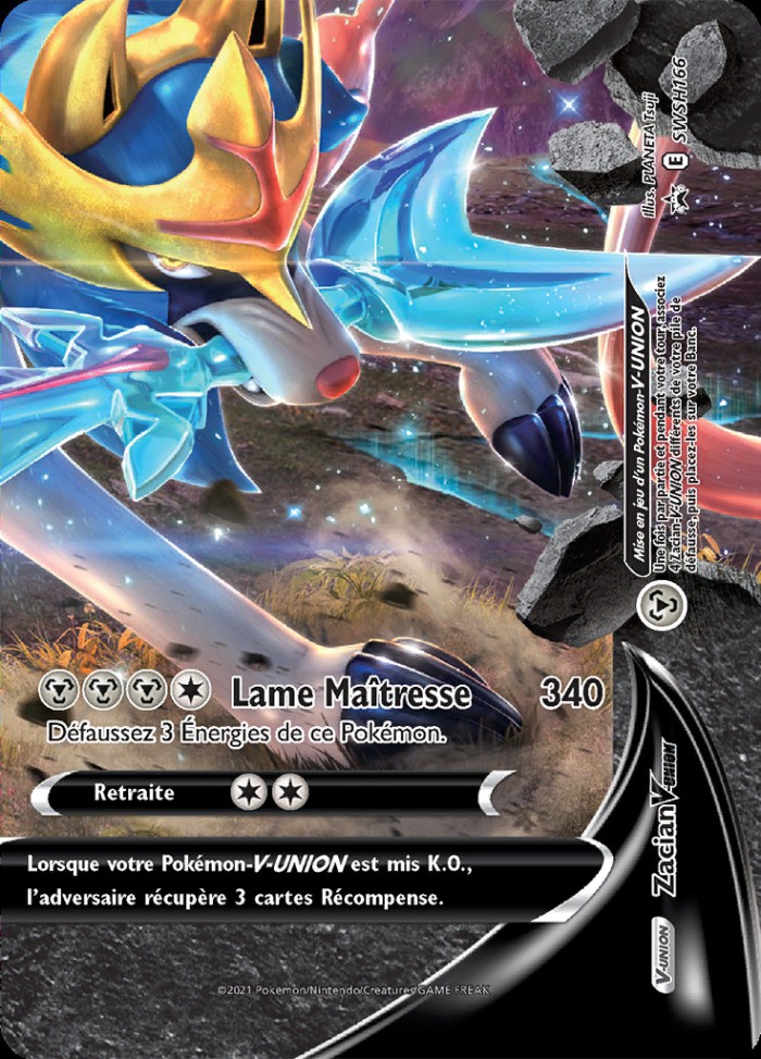 Carte Pokémon: Zacian VUNION