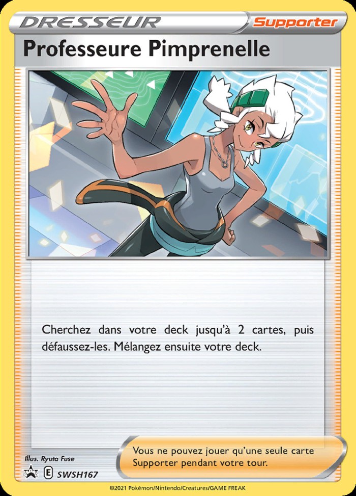 Carte Pokémon: Professeure Pimprenelle