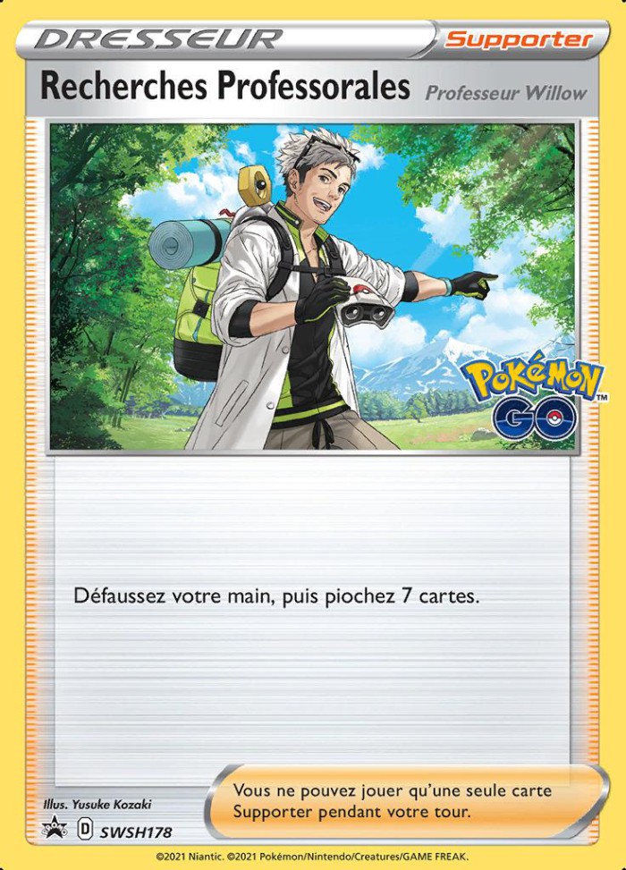 Carte Pokémon: Recherches Professorales