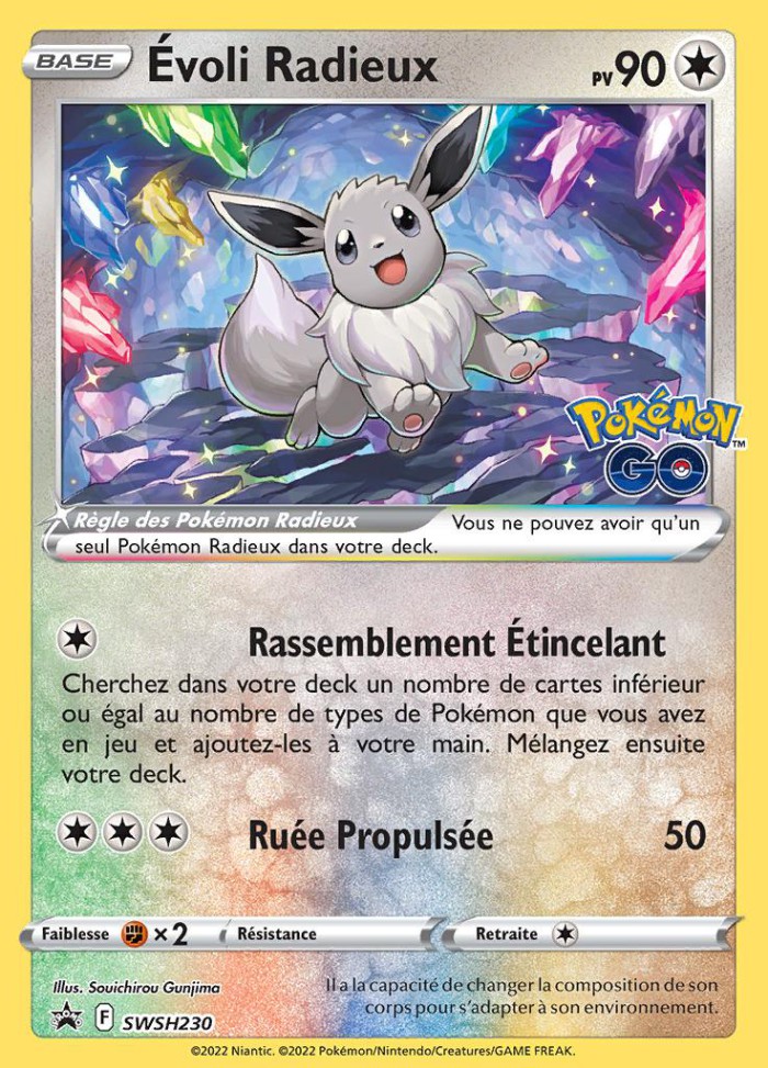 Carte Pokémon: Évoli Radieux