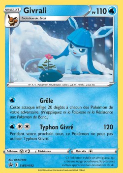 Carte Pokémon: Givrali