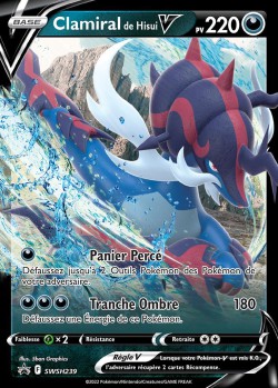 Carte Pokémon: Clamiral de Hisui V