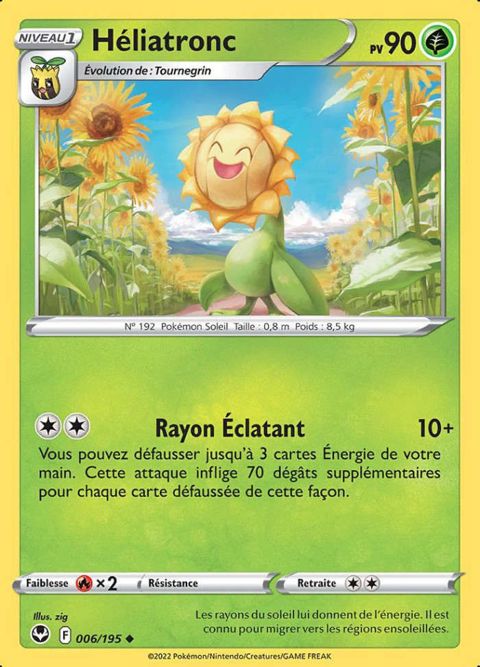 Carte Pokémon: Héliatronc