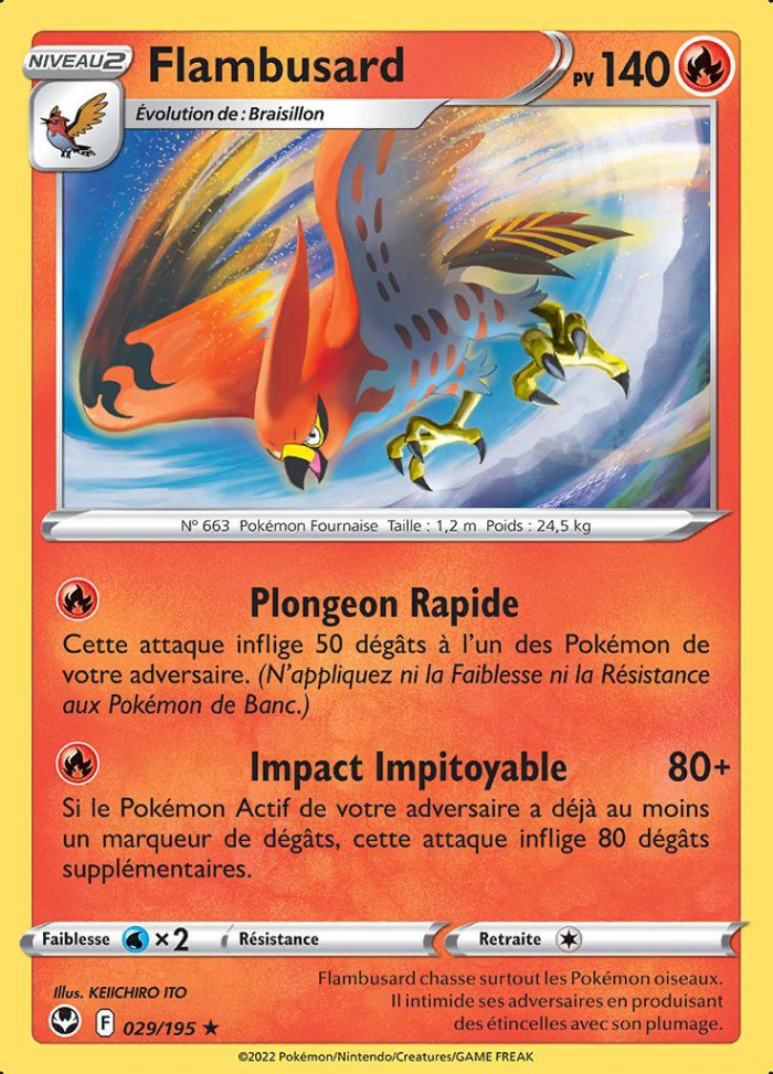 Carte Pokémon: Flambusard