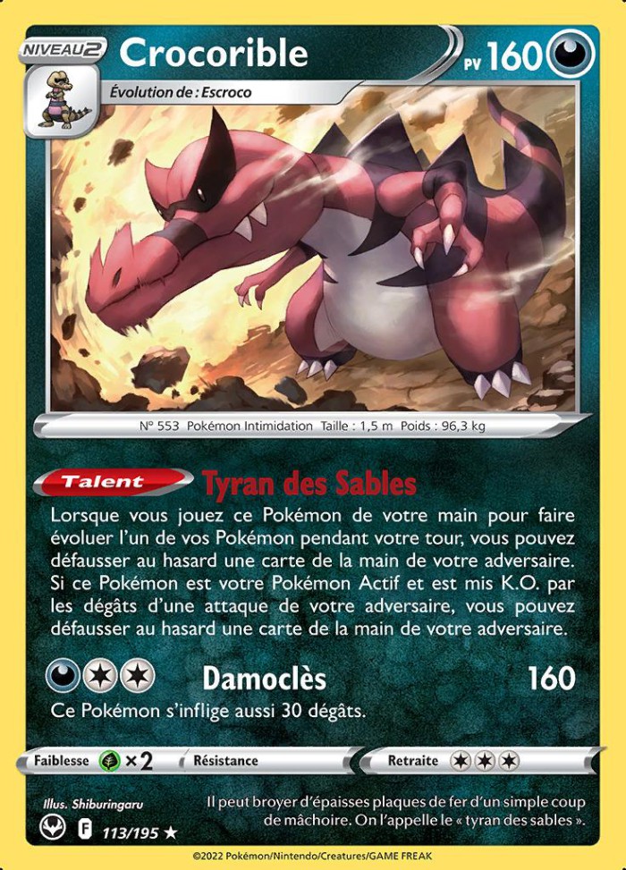 Carte Pokémon: Crocorible