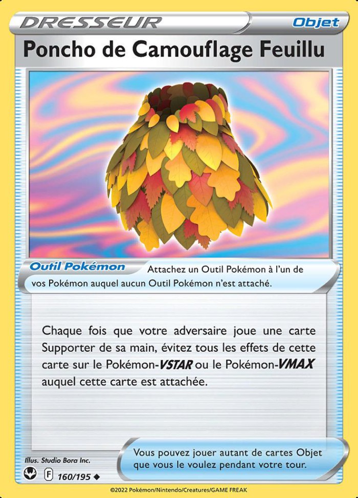 Carte Pokémon: Poncho de Camouflage Feuillu