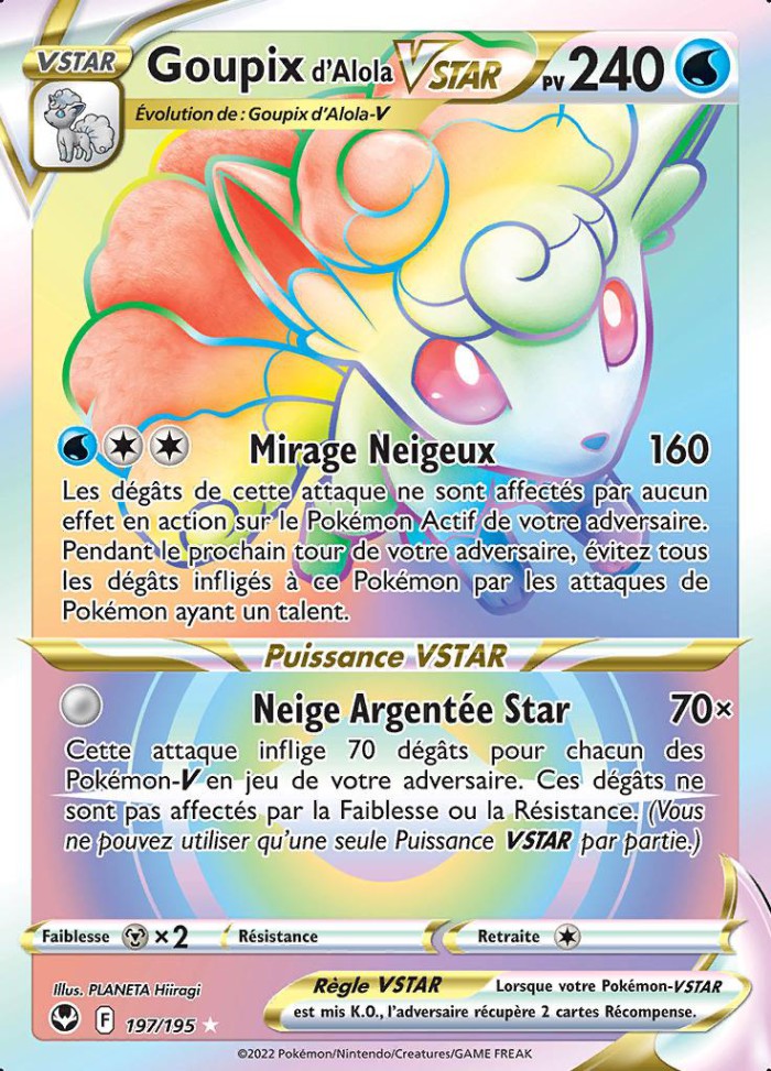 Carte Pokémon: Goupix d'Alola VSTAR