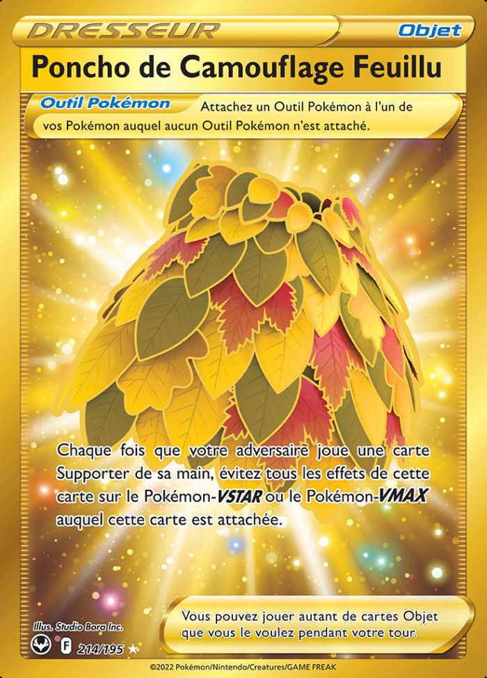 Carte Pokémon: Poncho de Camouflage Feuillu