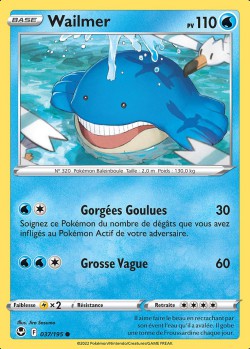 Carte Pokémon: Wailmer