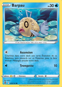 Carte Pokémon: Barpau