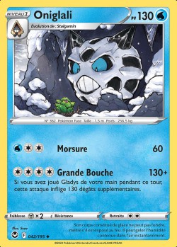 Carte Pokémon: Oniglali