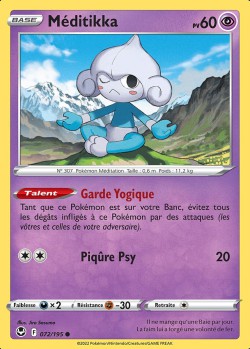 Carte Pokémon: Méditikka