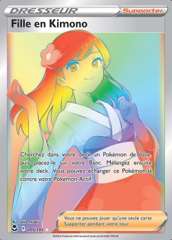 Carte Pokémon: Fille en Kimono