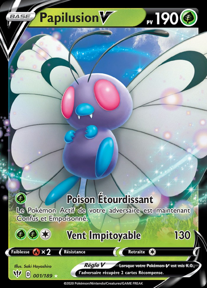 Carte Pokémon: Papilusion V