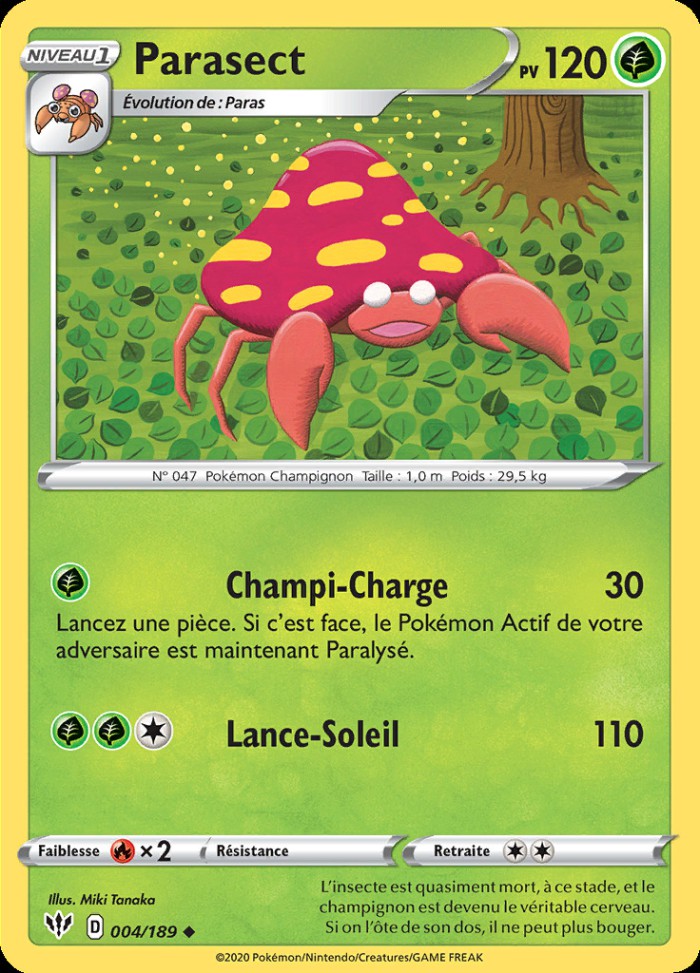 Carte Pokémon: Parasect