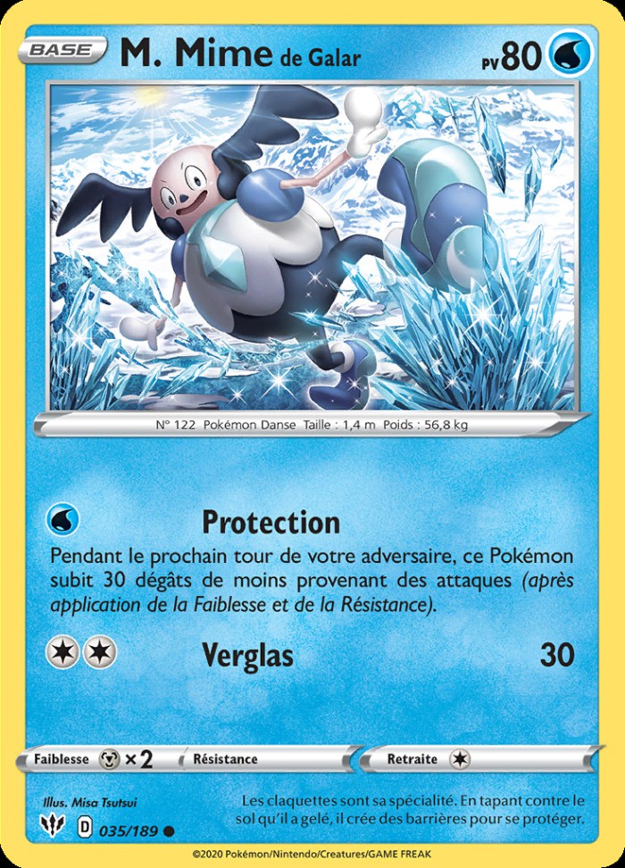 Carte Pokémon: M. Mime de Galar