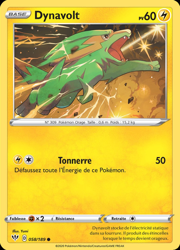 Carte Pokémon: Dynavolt