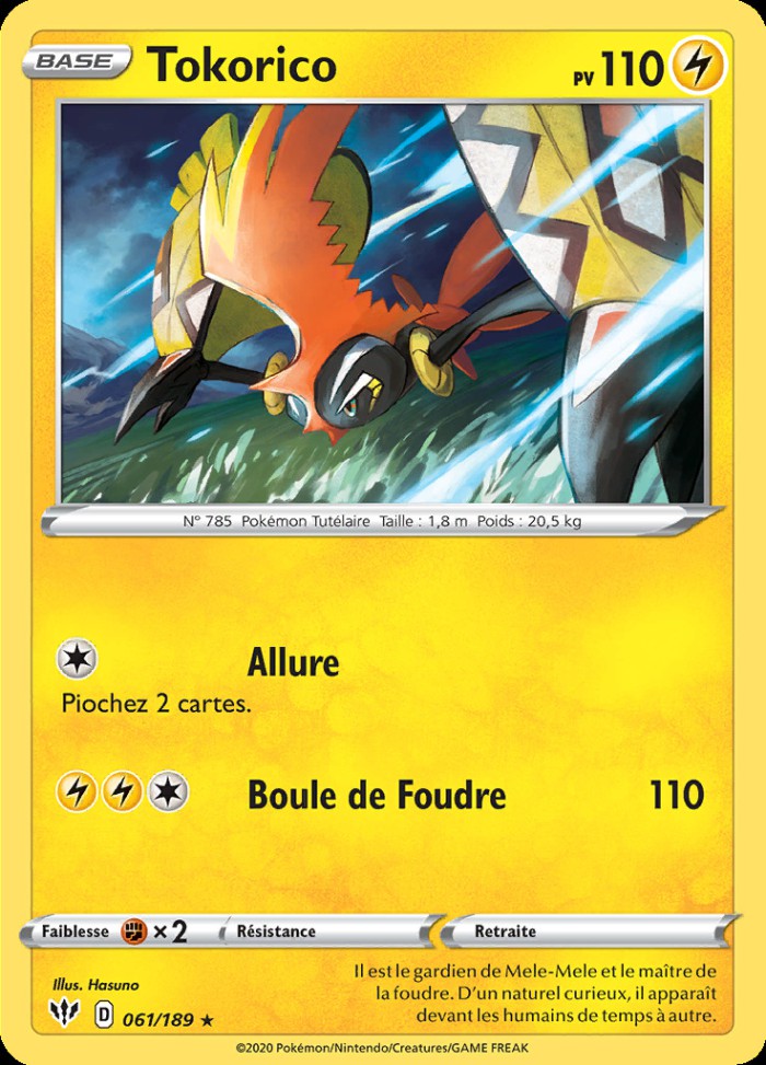 Carte Pokémon: Tokorico