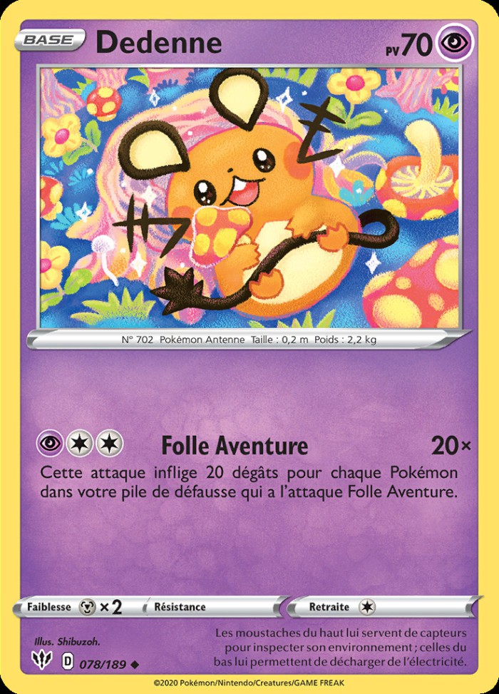 Carte Pokémon: Dedenne