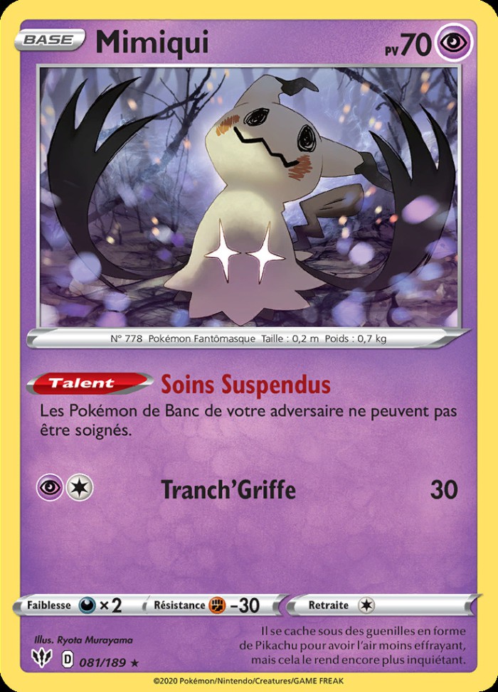 Carte Pokémon: Mimiqui