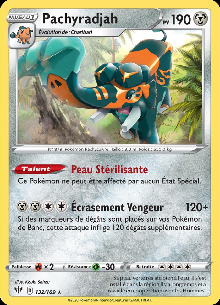 Carte Pokémon: Pachyradjah